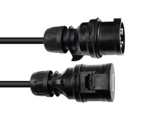 PSSO CEE Extension 16A 5×2.5 10m Black Edition