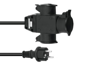 EUROLITE Extension 3×1.5 10m 3-fold
