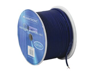 OMNITRONIC Microphone Cable 2×0.22 100m bu