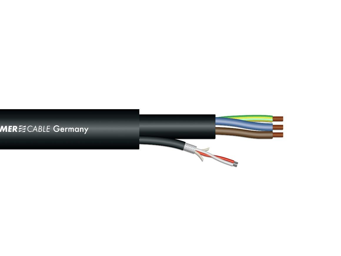 SOMMER CABLE Combi Cable 1x2x0,25+3G1,5 SC-Monolith Power DMX 100m