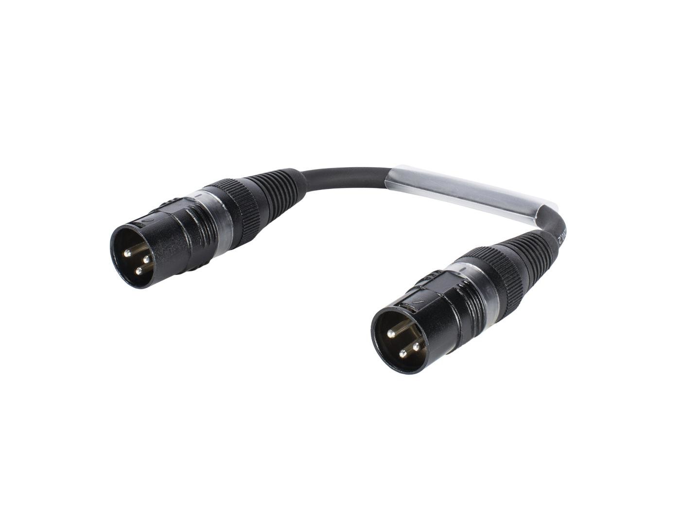 SOMMER CABLE Adaptercable XLR(M)/XLR(M) 0.15m bk