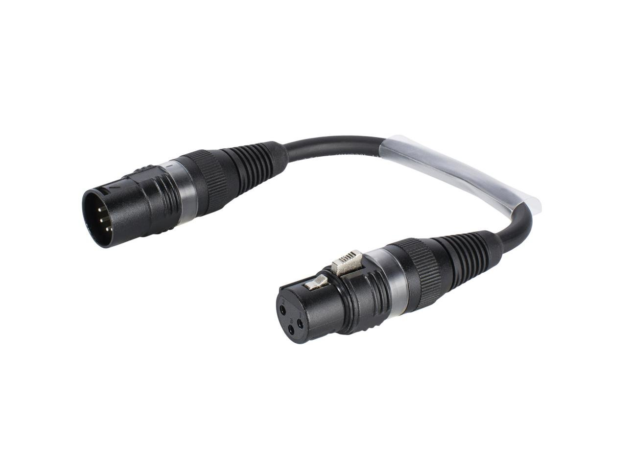 SOMMER CABLE Adaptercable 3pin XLR(F)/5pin XLR(M)0.15m