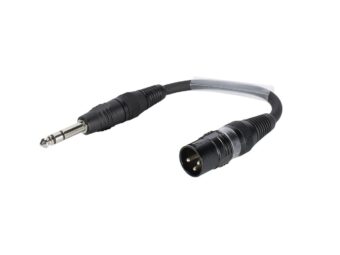 SOMMER CABLE Adapter Cable XLR(M)/Jack stereo 0.15m bk