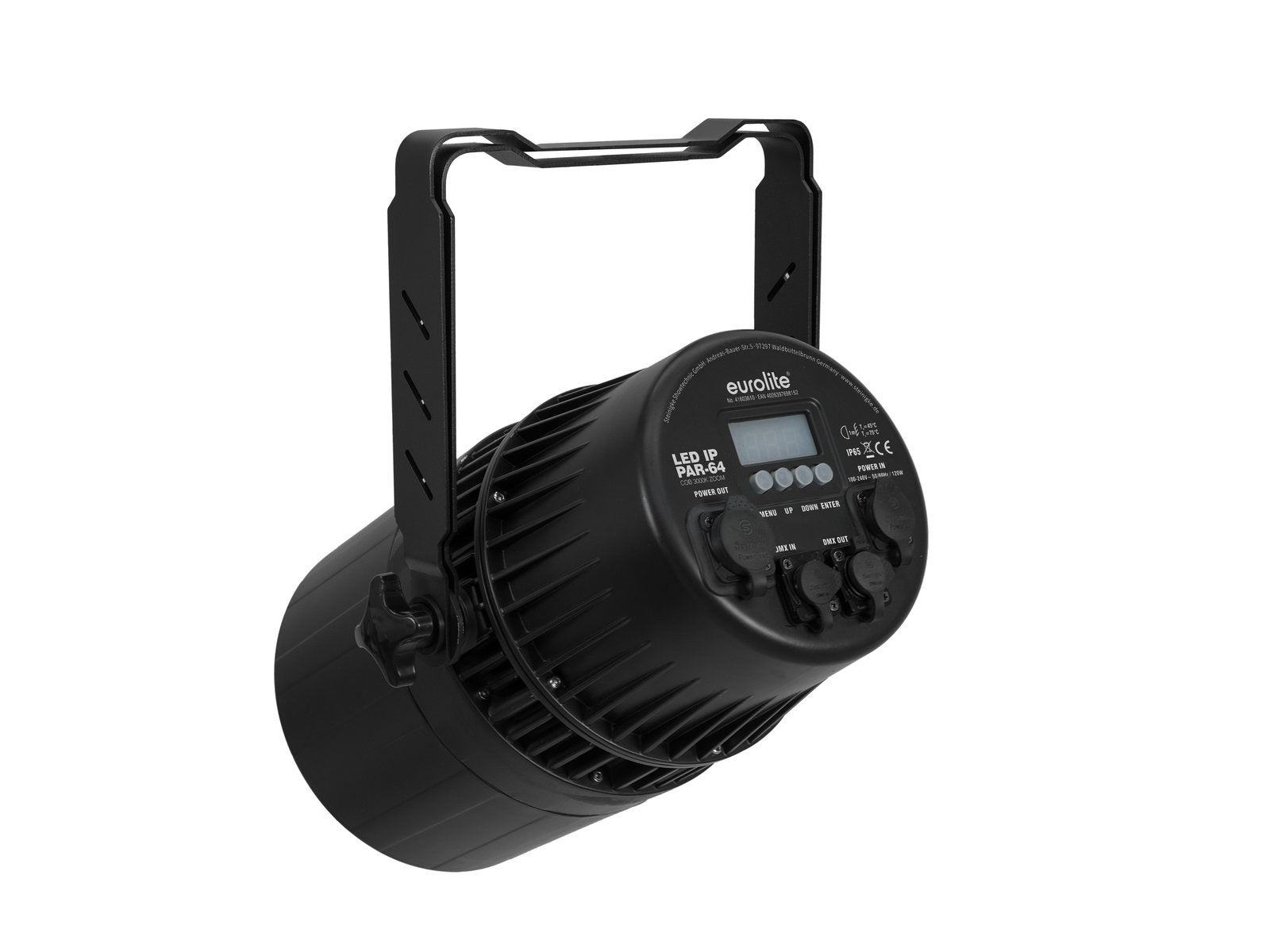 EUROLITE LED IP PAR-64 COB 3000K 100W Zoom bk - Afbeelding 3