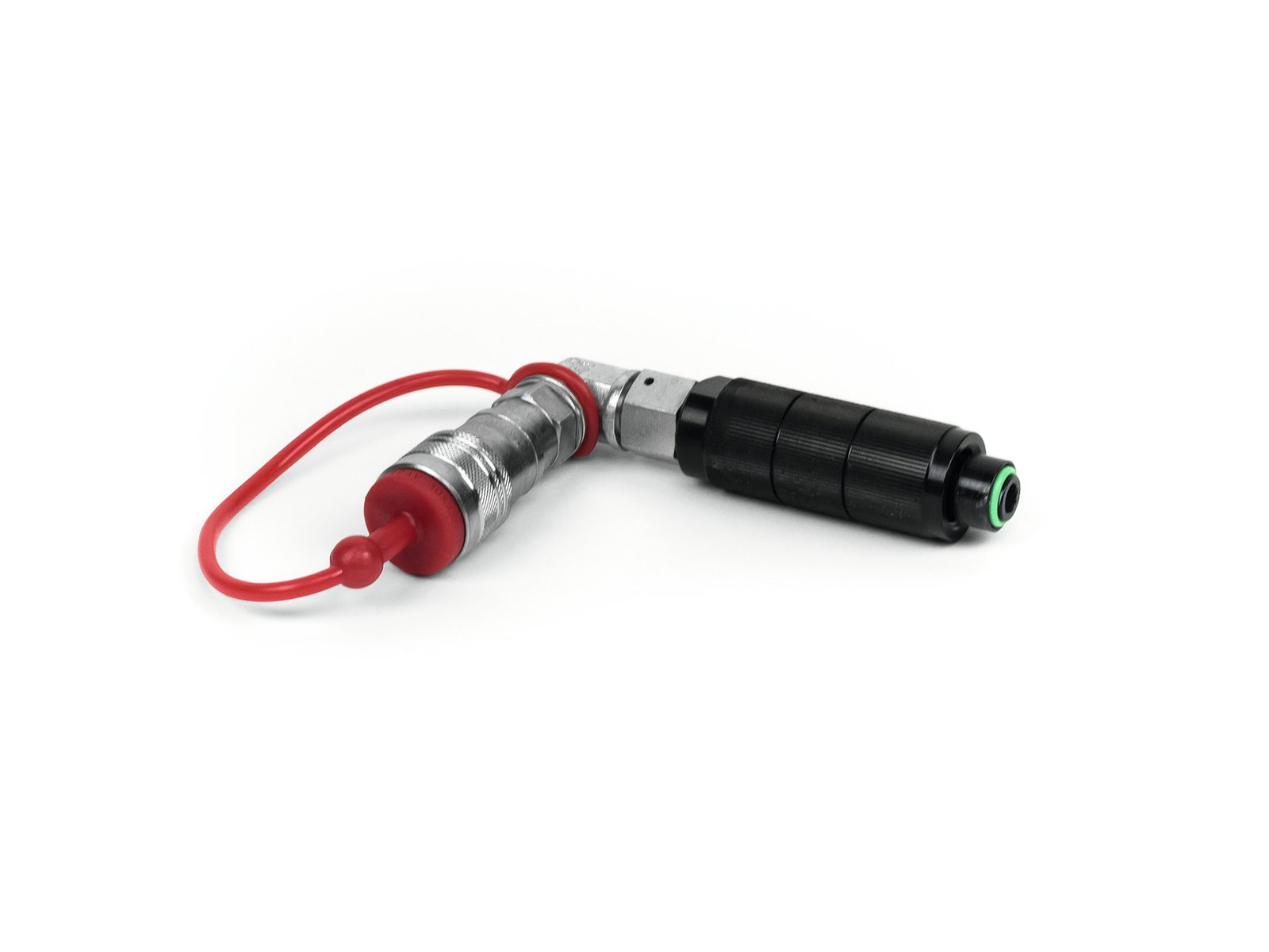 TCM FX CO2 Bottle to Hose 90 degree Quick Connector