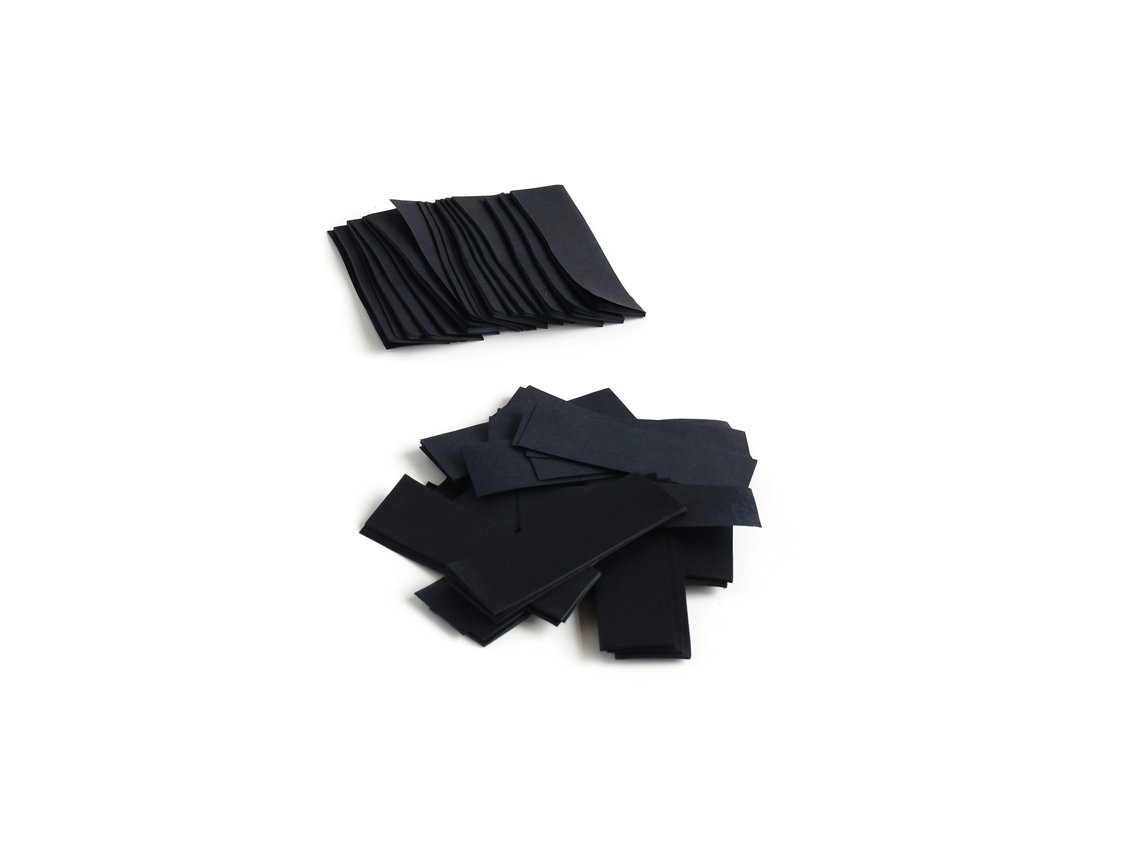 TCM FX Slowfall Confetti rectangular 55x18mm, black, 1kg