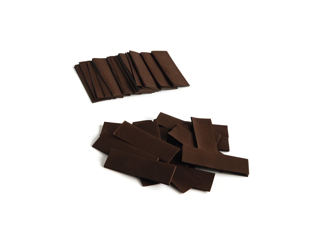 TCM FX Slowfall Confetti rectangular 55x18mm, brown, 1kg