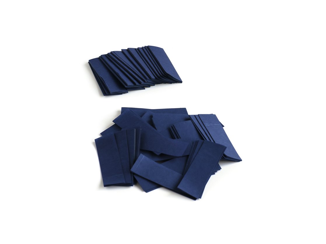 TCM FX Slowfall Confetti rectangular 55x18mm, dark blue, 1kg