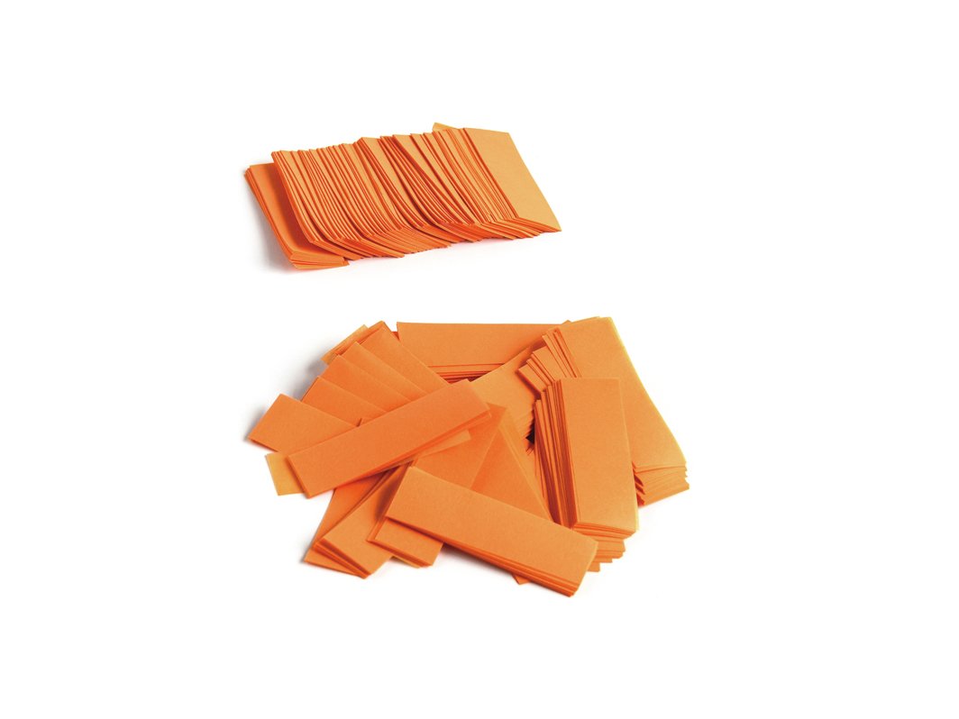 TCM FX Slowfall Confetti rectangular 55x18mm, orange, 1kg