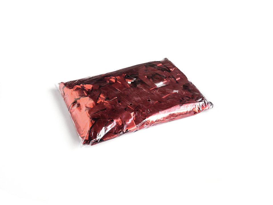 TCM FX Metallic Confetti rectangular 55x18mm, red, 1kg