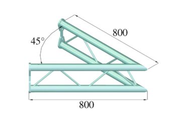 ALUTRUSS BISYSTEM PV-19 2-way 45° vertical