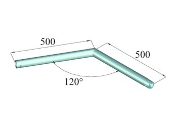 ALUTRUSS DECOLOCK DQ1-SC22 2-way Corner 120° bk