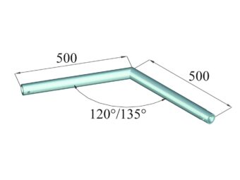 ALUTRUSS DECOLOCK DQ1-SC23 2-way Corner 135° bk