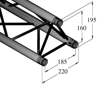 ALUTRUSS DECOLOCK DQ3-1500 3-way Cross Beam