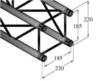 ALUTRUSS DECOLOCK DQ4-1000 4-way Cross Beam
