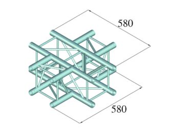 ALUTRUSS DECOLOCK DQ4-PAC41 4-way Cross Piece