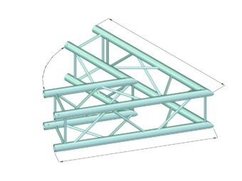 ALUTRUSS DECOLOCK DQ4-SPAC20 2-way Corner 60°bk