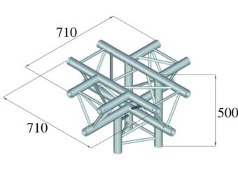 ALUTRUSS TRILOCK 6082AC-53 5-way Piece /