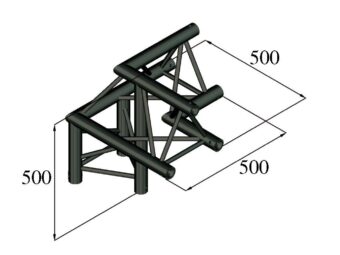 ALUTRUSS TRILOCK S-PAL-31 3-way Corner / right