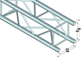 ALUTRUSS QUADLOCK 6082-2000 4-way Cross Beam