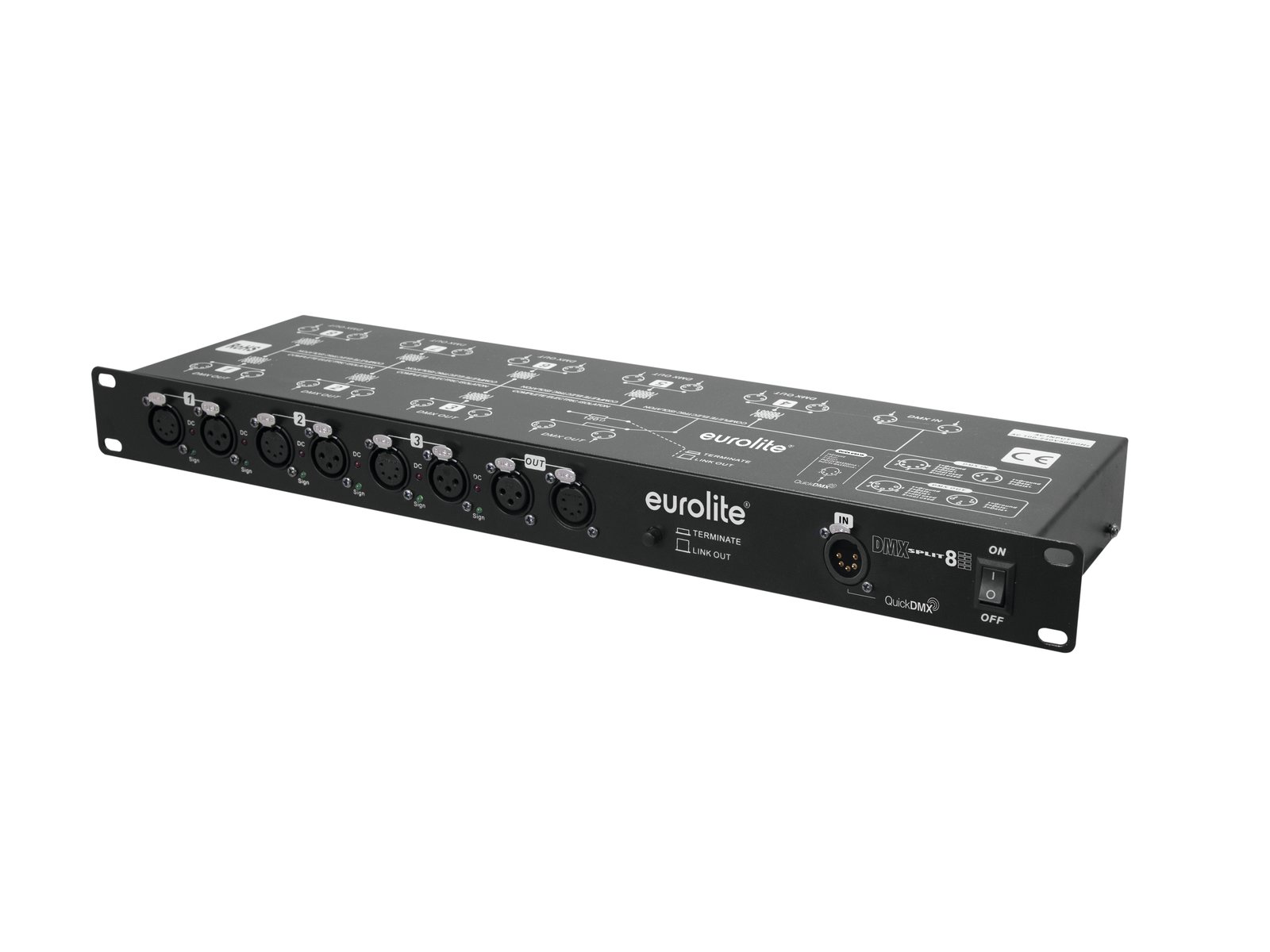 EUROLITE DMX Split 8X Splitter - Afbeelding 5