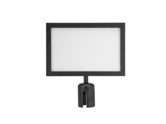 EUROLITE Sign for Eurolite Barrier 317×215 bk