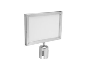 EUROLITE Sign for Eurolite Barrier 317×215 silver