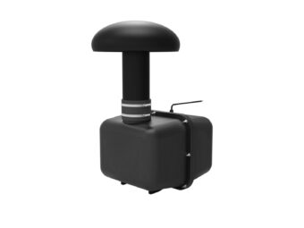 OMNITRONIC Set GSUB-8 In-Ground Subwoofer + 8x PS-2.5GS Projector Speaker, black