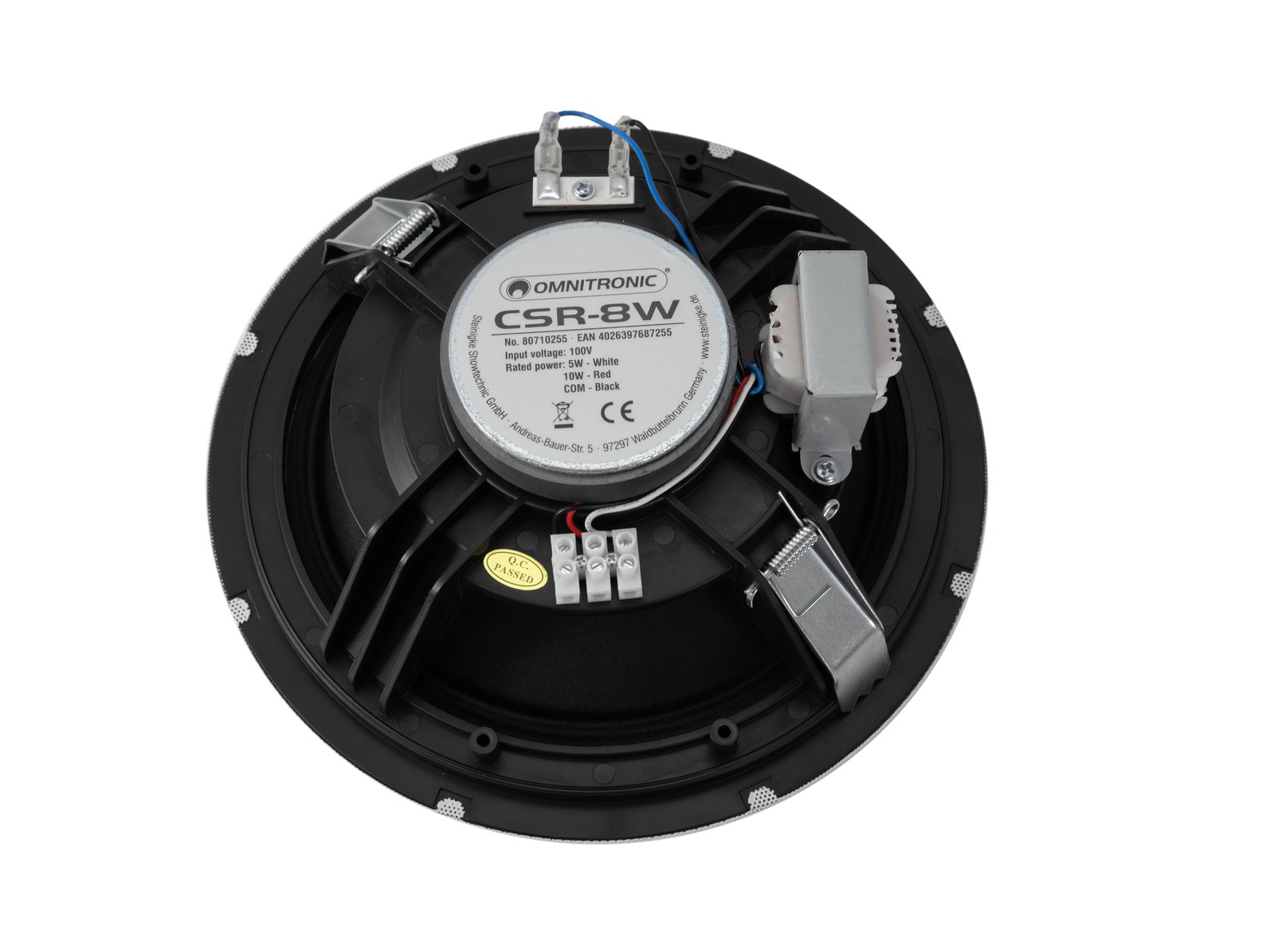 OMNITRONIC CSR-8W Ceiling Speaker white - Afbeelding 3