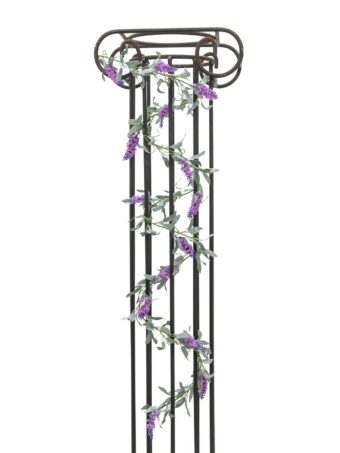 EUROPALMS Flowering Garland, artificial, pink,180cm