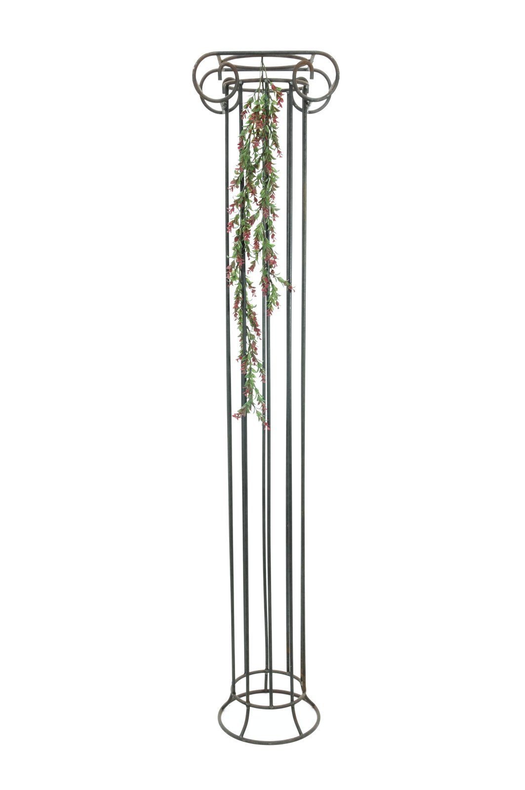 EUROPALMS Grass tendril, artificial, green-red, 105cm