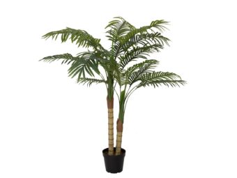 EUROPALMS Areca Palm, 2 trunks, artificial plant, 120cm