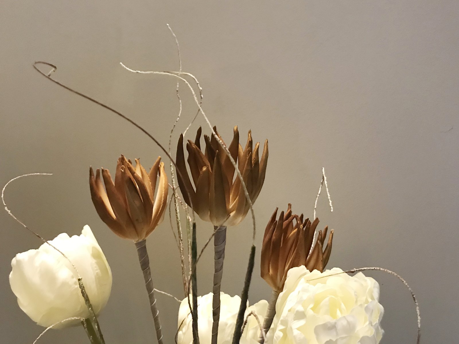 EUROPALMS Artichoke Branch (EVA), artificial, beige, 100cm - Afbeelding 4