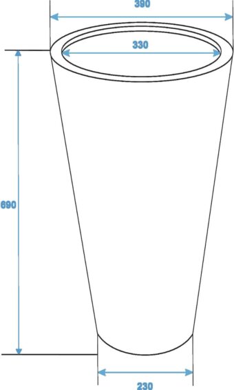 EUROPALMS LEICHTSIN ELEGANCE-69, shiny-black