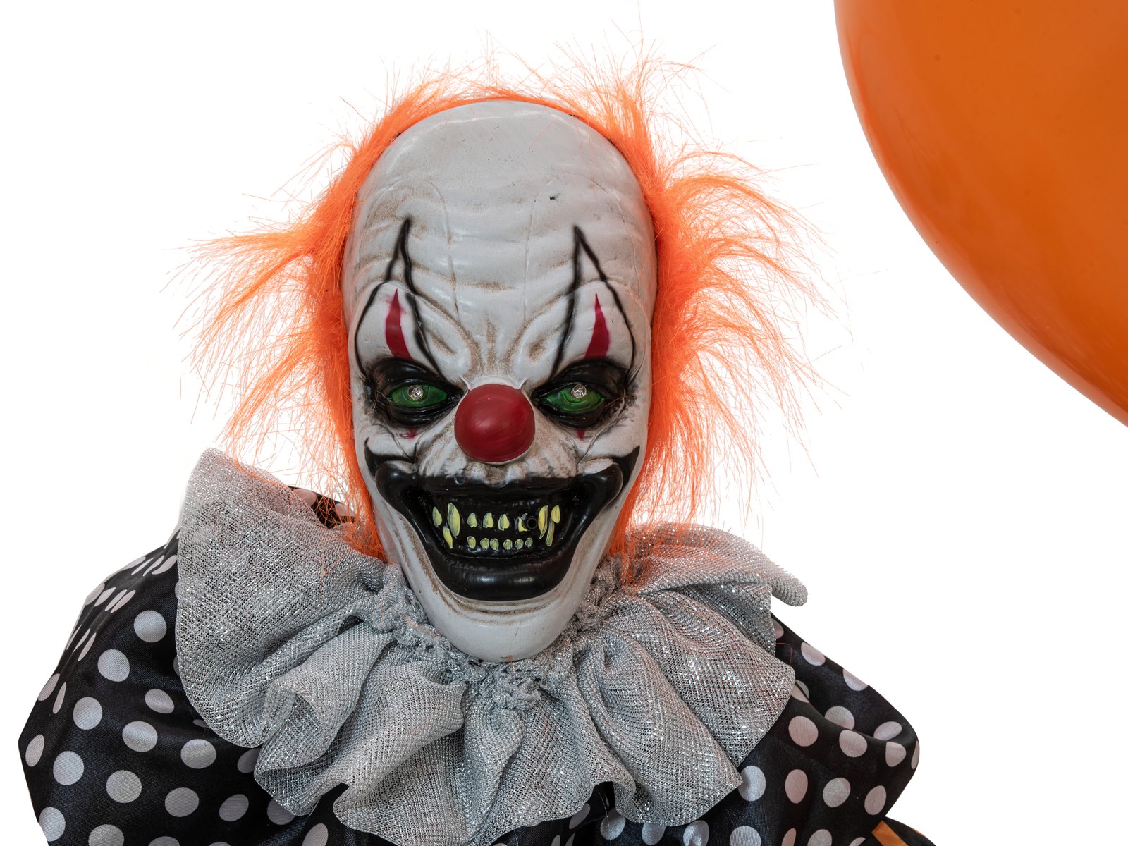 EUROPALMS Halloween Figure Clown with Balloon, animated, 166cm