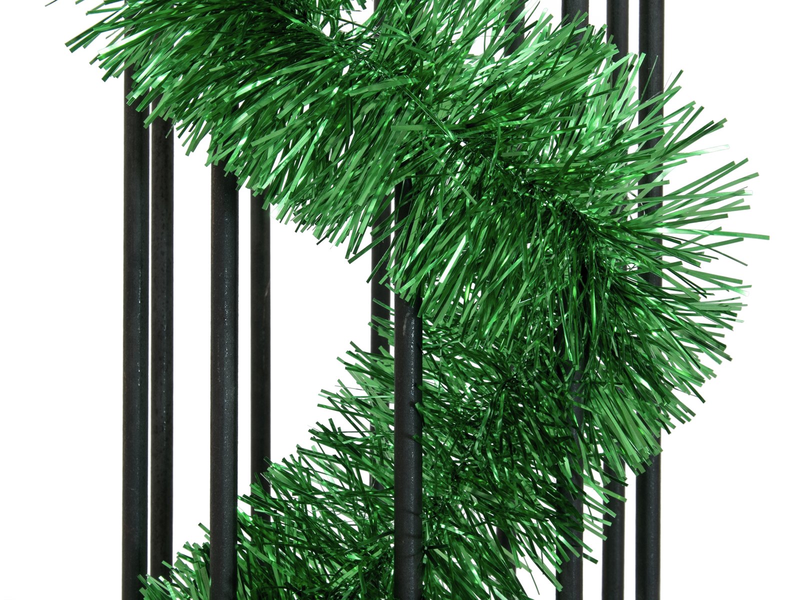 EUROPALMS Tinsel metallic, green, 12,5x270cm