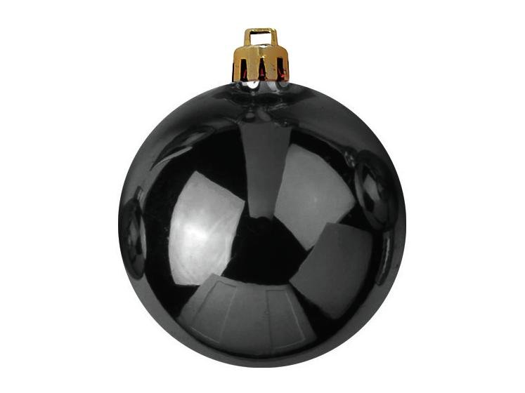 EUROPALMS Deco Ball 10cm, black 4x