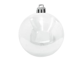 EUROPALMS Deco Ball 10cm, white 4x