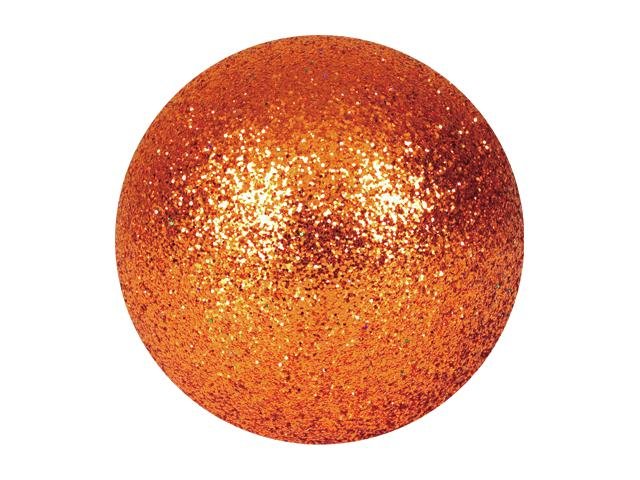 EUROPALMS Deco Ball 3,5cm, copper, glitter 48x