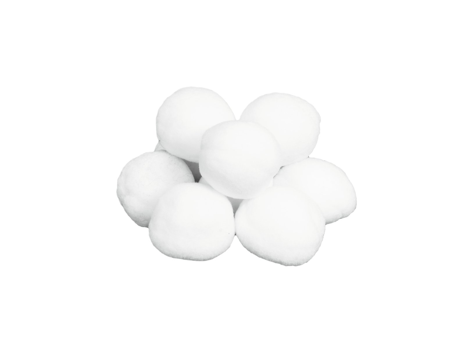 EUROPALMS Snowballs, 7,5cm, 10x