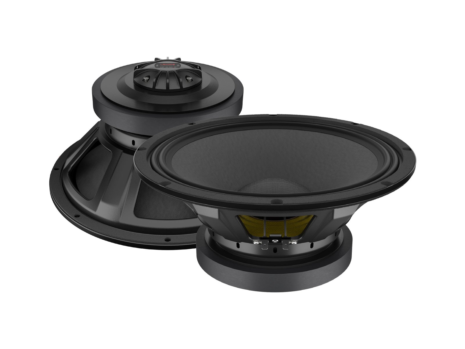 LAVOCE CSF122.50K 10″ Coaxial Speaker, Ferrite, Steel Basket Driver