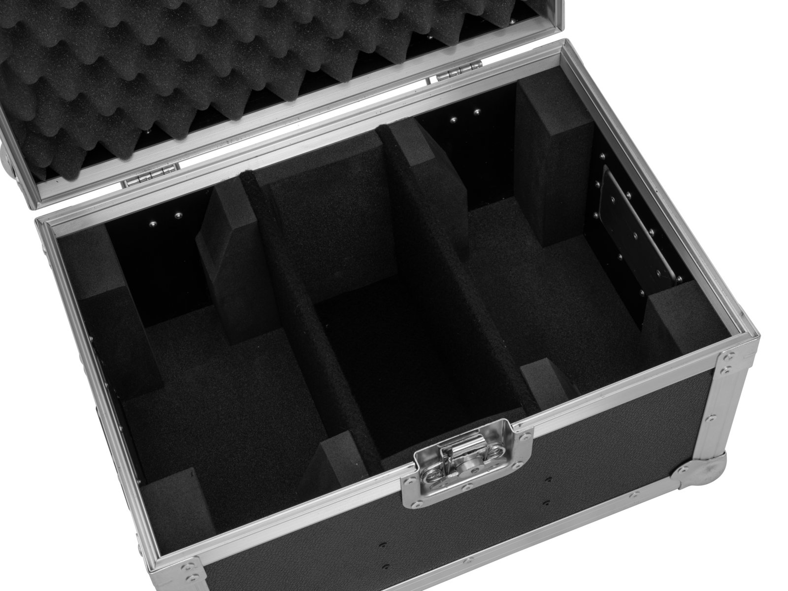 ROADINGER Flightcase 2x LED CLS-9 QCL RGB/WW 9x7W - Afbeelding 4