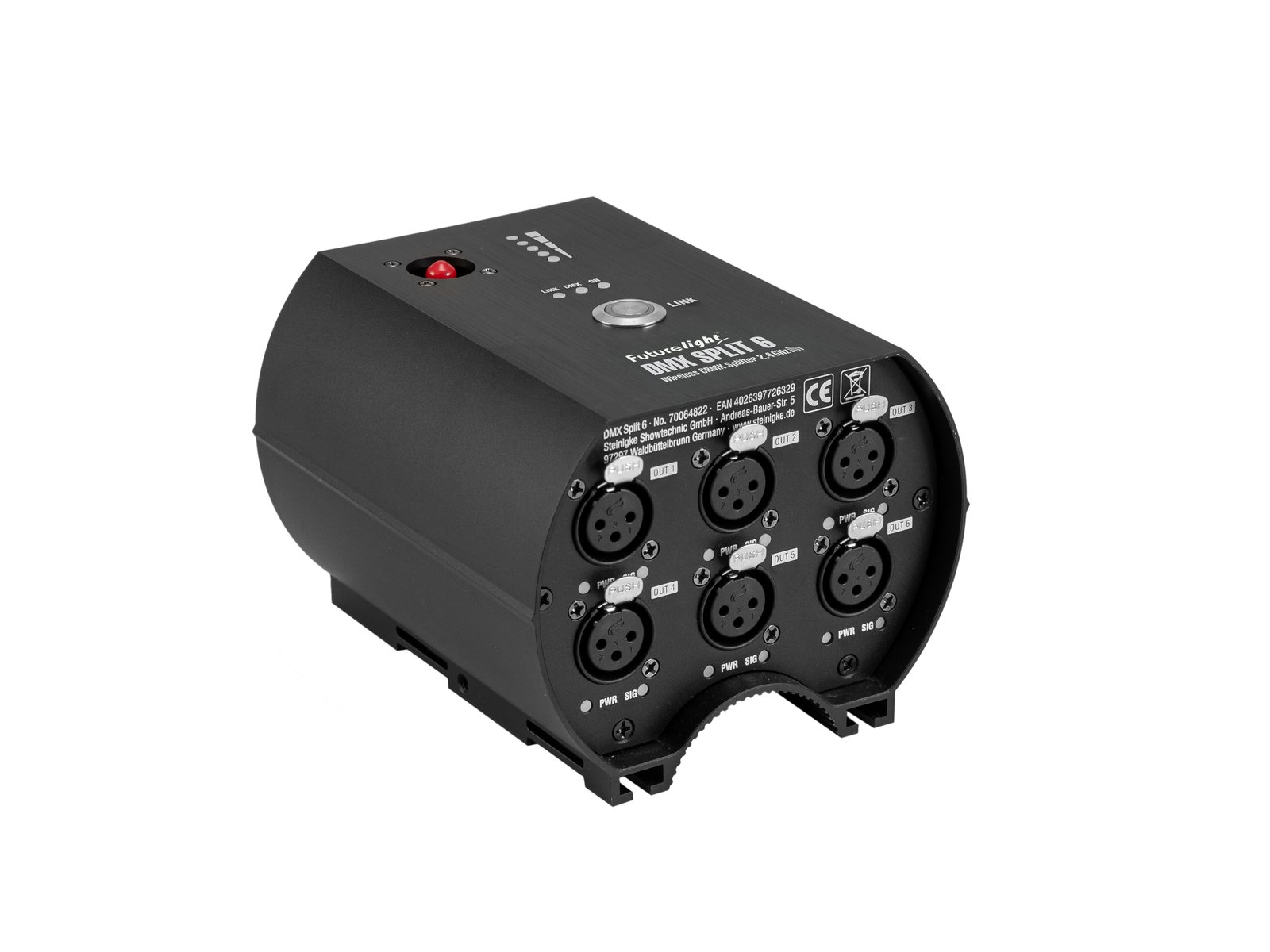 FUTURELIGHT DMX Split 6 Splitter CRMX - Afbeelding 3