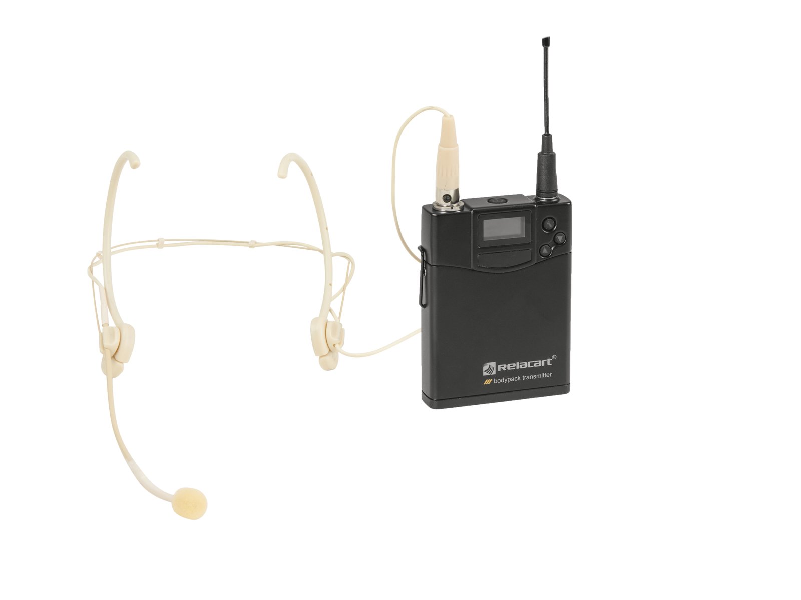 RELACART UT-222 Bodypack 522-554 MHz with HM-600S Headset