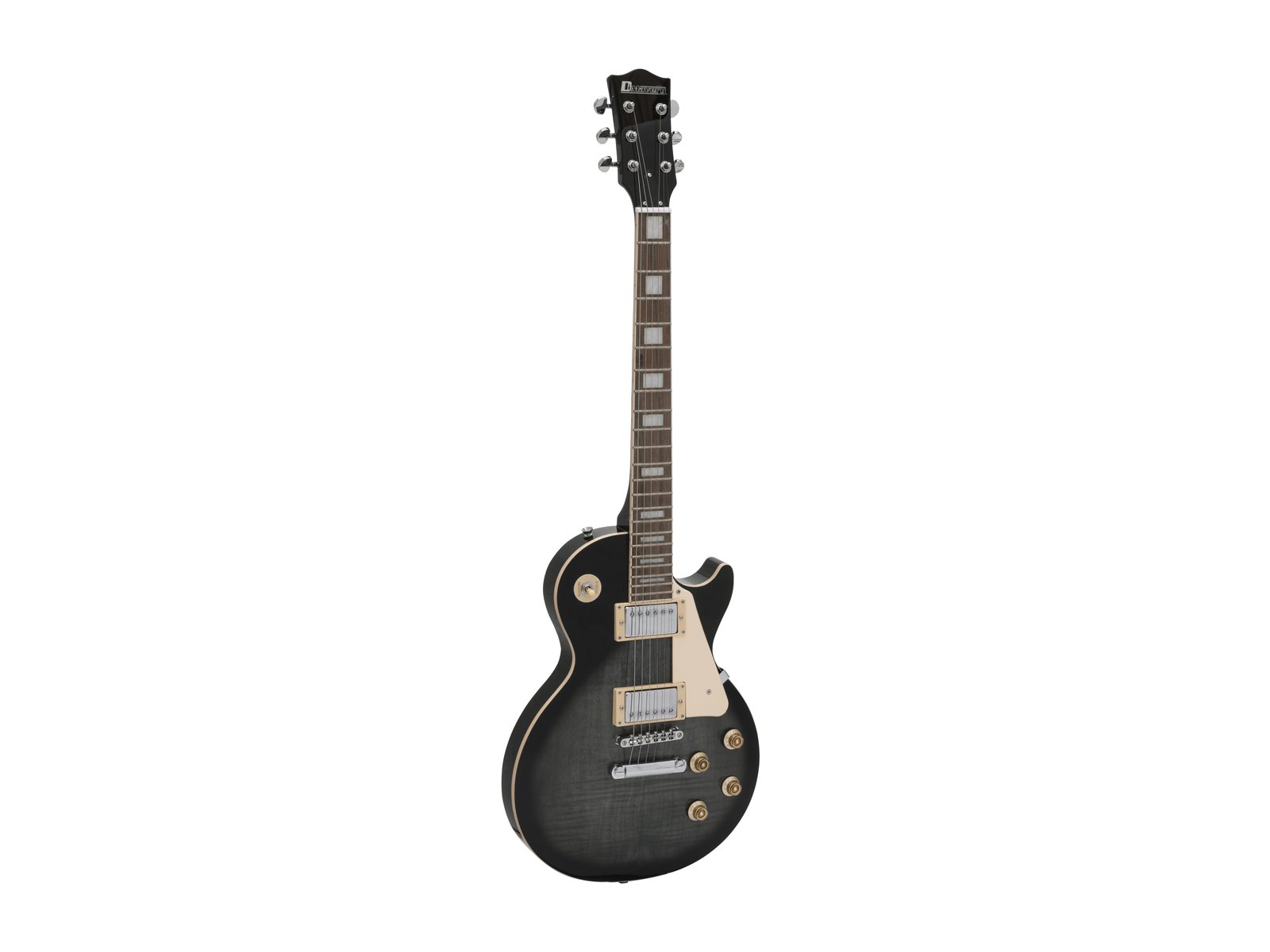 DIMAVERY LP-750 Electric Guitar, Translucent gray blackburst