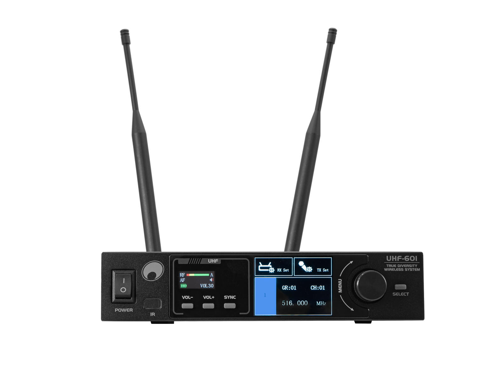 OMNITRONIC UHF-601 1-channel Wireless Mic System 823-832/863-865 MHz