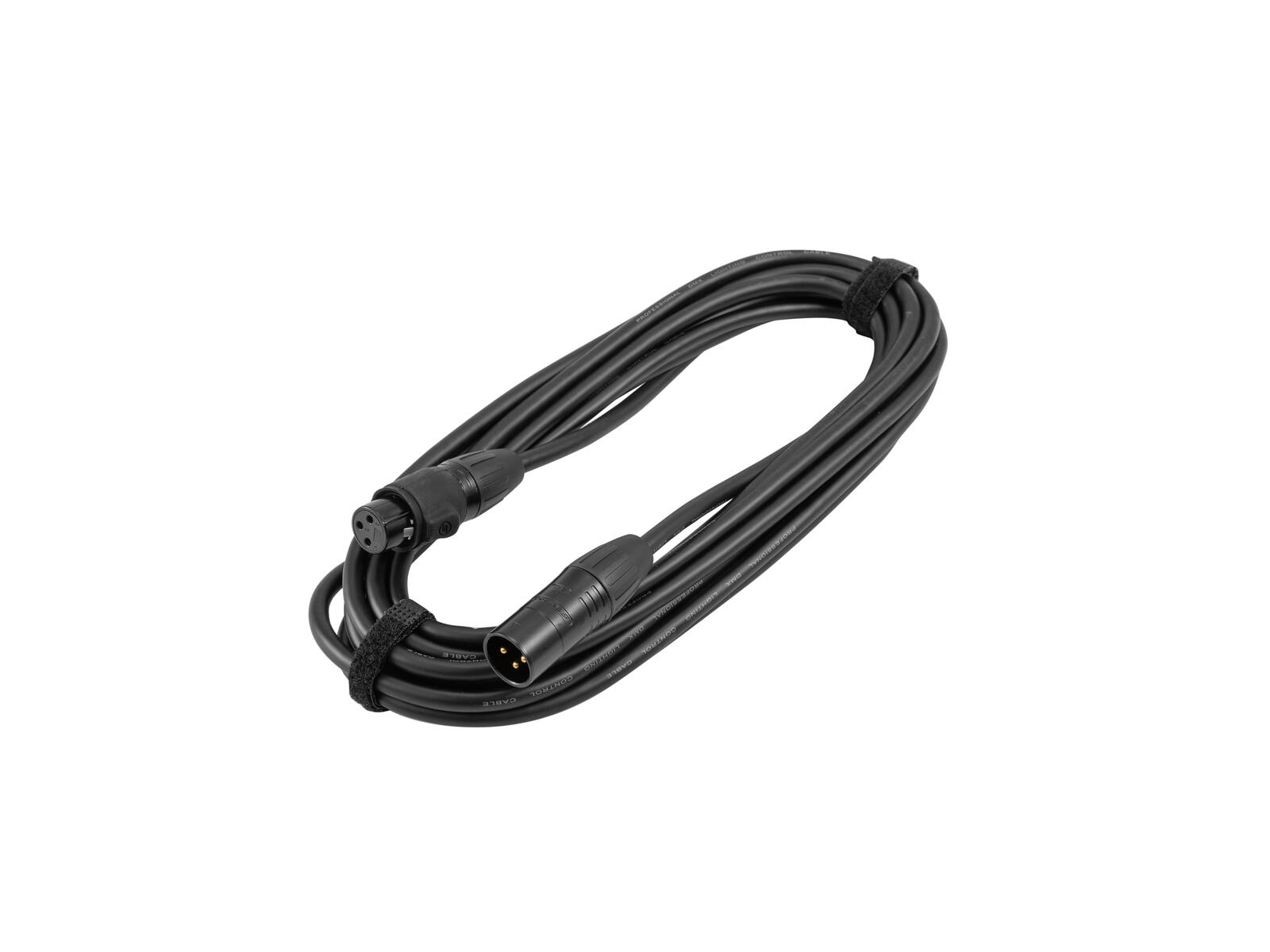EUROLITE DMX cable SEC-1 IP65 3pin 1m bk - Afbeelding 3