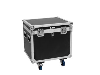 ROADINGER Flightcase 4x Pixel Matrix Panel 5×5 RGB/WW with wheels