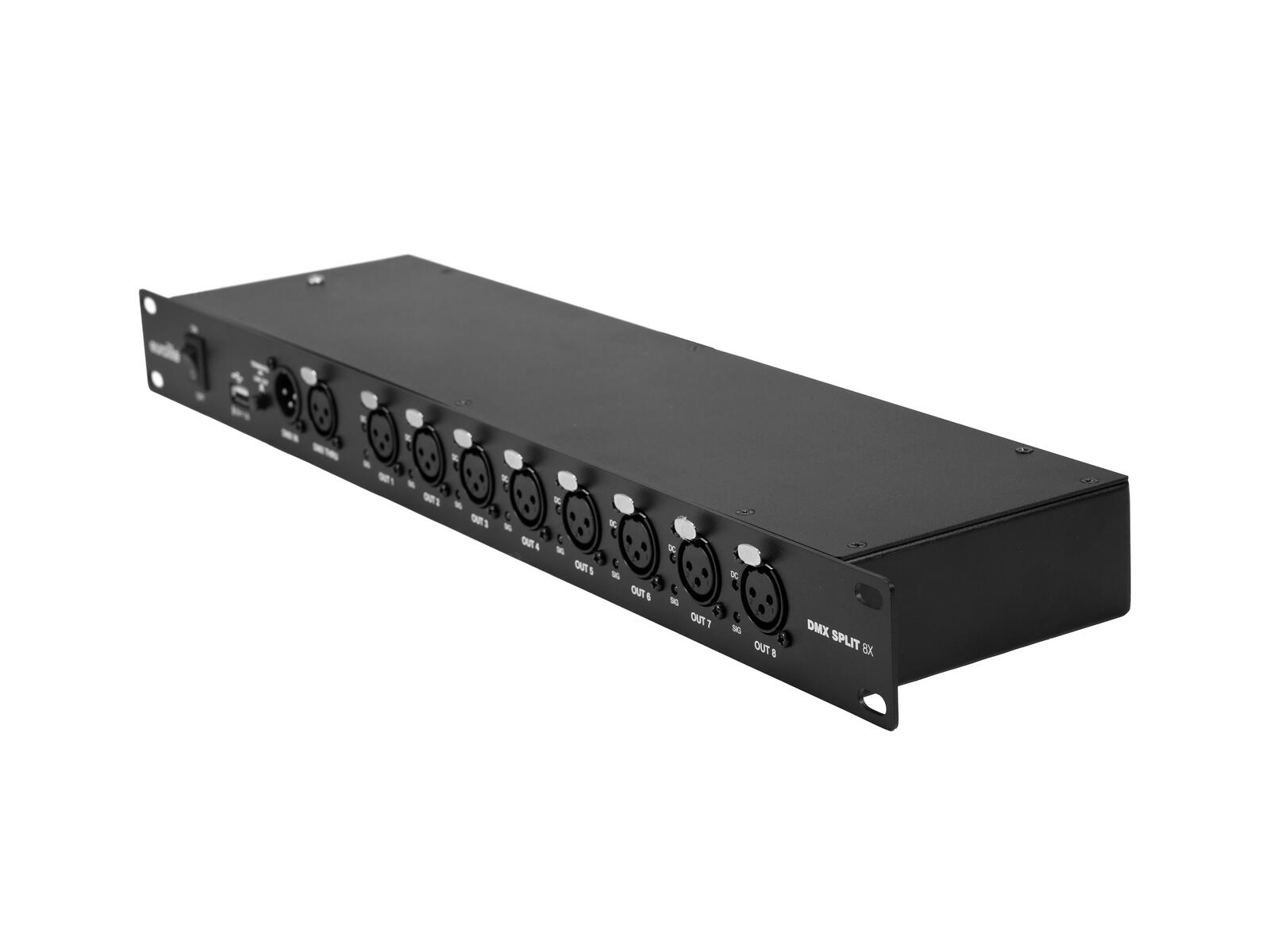 EUROLITE DMX Split 8X Splitter 3pin - Afbeelding 2