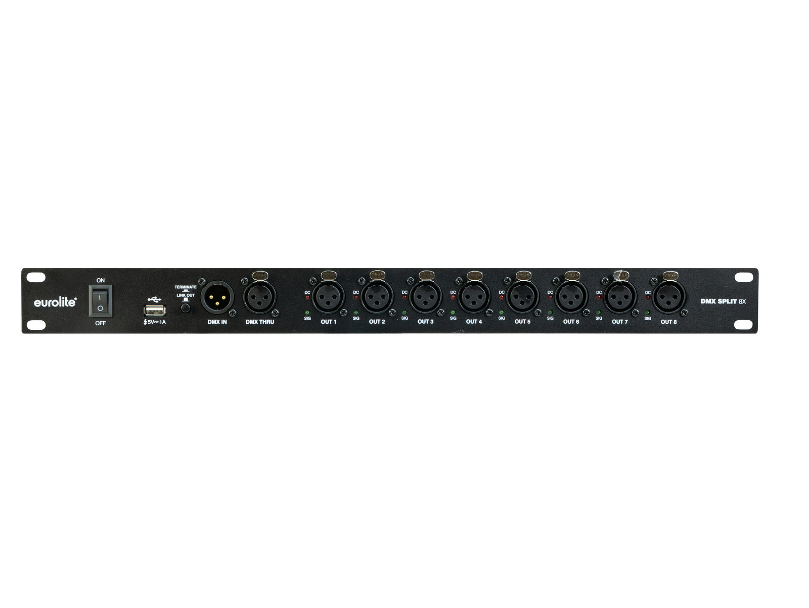 EUROLITE DMX Split 8X Splitter 3pin - Afbeelding 3